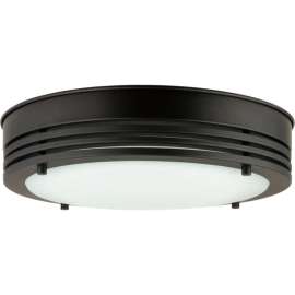Sunlite LED Decorative Flush Mount Light Fixture, 20W, 1050 Lumens, 81 CRI, 13" Size, White