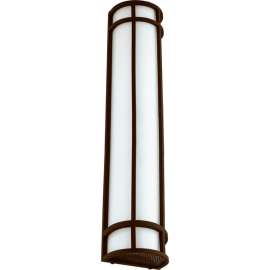 Sunlite LED Wall Sconce Light Fixture, 28W, 1400 Lumens, 80 CRI, 30" Size, White