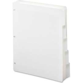 Smead Three-Ring Binder Index Dividers, 8.5"W x 11"L, 5 Tabs, 4 Sets, White