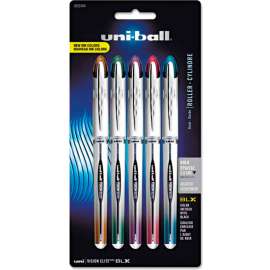 uni-ball VISION ELITE BLX Series Rollerball Pen - 0.8 mm - Assorted - 5 Pack