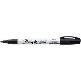 Sharpie Paint Marker, Oil Based, Fine, Black Ink