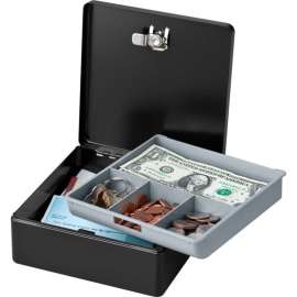 SentrySafe Drawer Safe/Key Box KDS-1 Key Lock, 6-13/16"W x 7"D x 3"H, Black