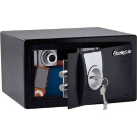 SentrySafe Security Safe X031 - 11-3/8"W x 10-3/8"D x 6-5/8"H, Black