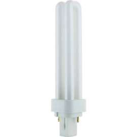 Sunlite 60200-SU PLD18/SP35K 18 Watt PLD 2-Pin Double U-Shaped Twin Tube G24D-2 Base, Neutral White