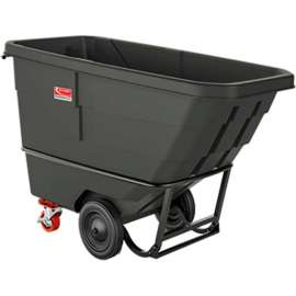 Suncast Standard Duty Plastic Tilt Truck, 3/4 Cu. Yd. Cap, 1400 Lbs. Cap, Black