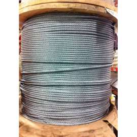 Southern Wire 250' 3/8" Diameter 7x19 Galvanized Aircraft Cable