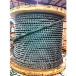 Southern Wire 250' 1/2" Dia. 6x19 Improved Plow Steel Galvanized Wire Rope