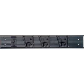 Carlisle Roll 'N Grip Holder System, Black, 18", 1 Hook/3 Rollers - 4073100