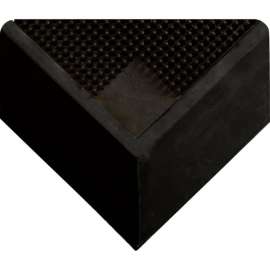 Wearwell Tall Wall Sanitizing Footbath Mat 2-1/2" Thick 2-1/2' x 3-1/4' Black