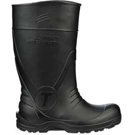 Airgo Ultra Lightweight Knee Boot, Men's Size 11, 15"H, Plain Toe, Cleated Outsole, Black