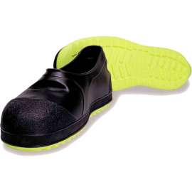 Tingley 35211 Steel Toe PVC Overshoes, Black/Yellow, XL