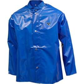 Tingley J22201 Iron Eagle Storm Fly Front Jacket, Blue, Hood Snaps, XL