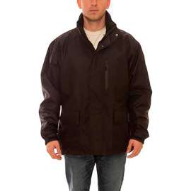 Icon Premium Breathable Jacket, Size Men's XL, Attached Hood, Black