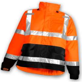 Tingley J24129 Icon Jacket, Fluorescent Orange/Red/Black, Medium