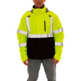 Tingley Narwhal Heat Retention Jacket, Fluorescent Yellow/Green & Black, XL