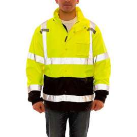 Icon LTE Jacket, Size Men's 5XL, Type R Class 3, Fluorescent Yellow, Green, Black