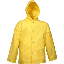 Tingley J56107 DuraScrim Storm Fly Front Hooded Jacket, Yellow, Large