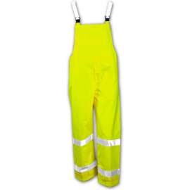 Tingley O23122-Vision Snap Fly Front Overall, Fluorescent Lime, Medium