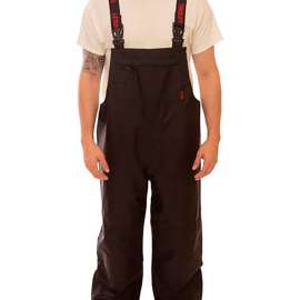 Icon Premium Overall, Black, Polyurethane On 300 Denier Woven Polyester, XL