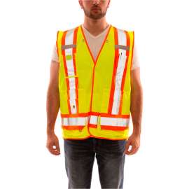 Tingley Surveyor Vest, C2L2, Solid Lime, 4XL/5XL
