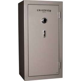 Tracker Safe Gun Safe TS24 With Mechanical Lock - 30 Min. Fire Rating 30x24x59 - 24 Gun Cap. Gray