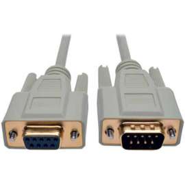 Tripp Lite Serial DB9 Serial Extension Cable, Straight Through (DB9 M/F), 6 ft.