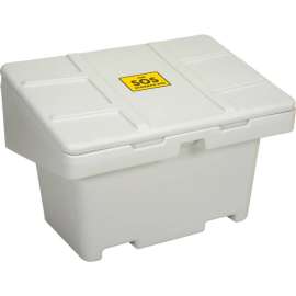 Global Industrial Lockable Outdoor Storage Container, 42"Lx29"Wx30"H, 11 Cu. Ft., Gray