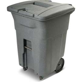 Toter Heavy Duty 2-Wheel Document Cart, 96 Gallon, Graystone - CDA96-53878