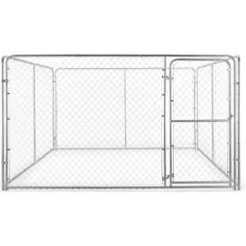Tarter Complete Galvanized Welded Kennel with Door, 6'H x 10'W x 10'L