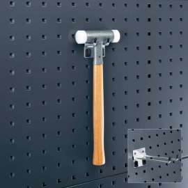 Bott 14002043 Double Straight Hook For Perfo Panels, 6" Long, (Pack Of 5)