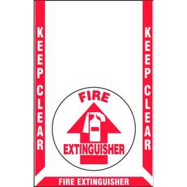 Accuform PSR529 Slip-Gard Floor Marking Kit - Fire Extinguisher, Keep Clear