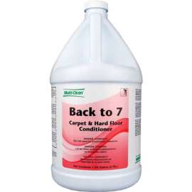 Multi-Clean Back to 7 Carpet Fiber Rinse - Floral, Gallon Bottle, 4 Bottles - 902053