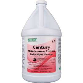 Multi-Clean Century Maintenance Neutral Floor Cleaner - Lemon, 1 Gal, 4 Bottles - 910573