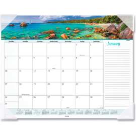 AT-A-GLANCE Seascape Panoramic Desk Pad, 22 x 17, 2022