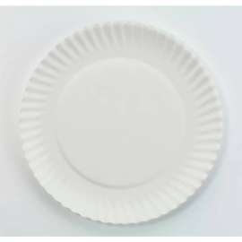 AJM Packaging Corp AJMPP6GREWH, Paper Plates, 6" Dia., White, 1000/Carton
