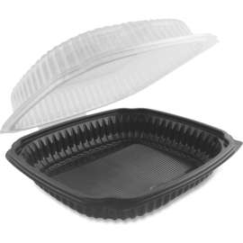 Anchor Packaging Culinary Lites Container, 9"L x 9"W x 3"H, Pack of 100