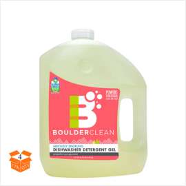 Boulder Clean Dishwasher Detergent, Grapefruit Pomegranate, 100 oz Bottle, 4/Carton