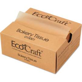 Bagcraft EcoCraft Interfolded Dry Wax Deli Sheets, 10-3/4"L x 6"W, Natural, Pack of 10000