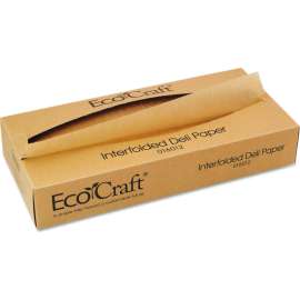 Bagcraft EcoCraft Interfolded Soy Wax Deli Sheets, 10-3/4"L x 12"W, Pack of 6000