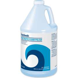 Boardwalk High Traffic Floor Polish, Gallon Bottle, 4/Case