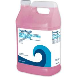 Boardwalk Neutral Floor Cleaner Concentrate, Lemon, Case of 4 Gallon Bottles - 570600-41ESSN