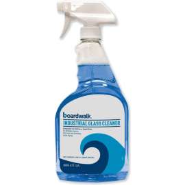 Boardwalk Industrial Strength Glass Cleaner with Ammonia, 32 oz. Trigger Bottle, 12/Case