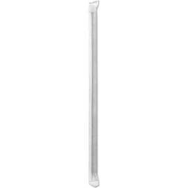 Boardwalk Polypropylene Wrapped Jumbo Straws, 7-3/4"L, Black, Pack of 12500