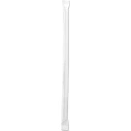 Boardwalk Polypropylene Wrapped Jumbo Straws, 7-3/4"L, Clear, Pack of 12000