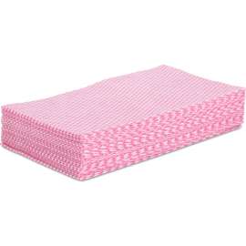 Boardwalk, Foodservice Wipers, 12" x 21", Pink/White, 200/Carton