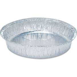Round Aluminum To-Go Containers 9" Diameter - 500 Pack