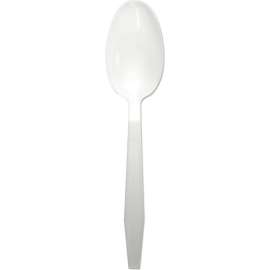Boardwalk Heavyweight Teaspoon, Polypropylene, White, Pack of 1000
