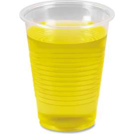 Boardwalk Plastic Cold Drink Cups, Polypropylene, 7 oz, Translucent, Pack of 100