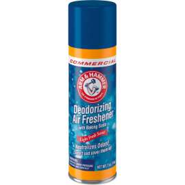 Arm & Hammer Baking Soda Air Freshener, Light Fresh, 7 oz. Aerosol, 12/Case