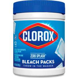 Clorox Control Bleach Tabs, 12 Tabs/Pack, 6 Packs/Case